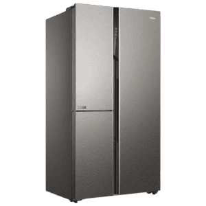 Haier Convertible Side by Side Refrigerator | 598L | 3 Door | 3 Star | Inox Steel | HRT-683ISU1