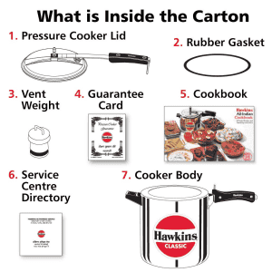 Hawkins 12 L Classic Inner Lid Pressure Cooker | Aluminium | Silver | CL12