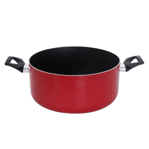 Meyer Safecook Non Stick Aluminium Casserole | 22 cm | 3.8 L | Red | 22162-T