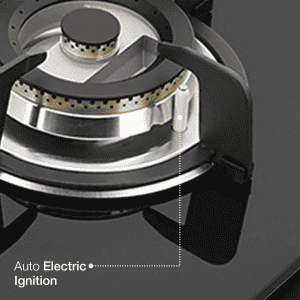 Kaff Built in Hob Glass Automatic Hob | 3 Burners | 78 cm | Black | VRH783