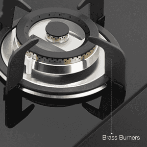Kaff Built in Hob Glass Automatic Hob | 3 Burners | 78 cm | Black | VRH783