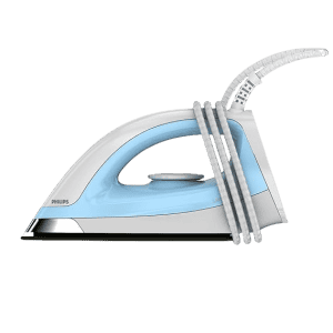 Philips Dry Iron | 1100 W | White & Blue | GC157/02