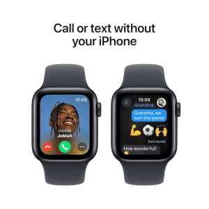 Apple Watch SE | GPS | 40mm | M/L | Midnight Aluminium Case with Midnight Sport Band | MXE93HN/A