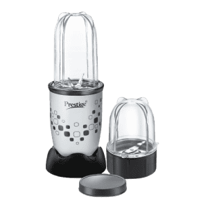 Prestige NutriMix 2.0 Mixer Grinder | 350W | 2 Multipurpose Jars | Black & Grey