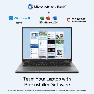 ASUS Vivobook 14 Flip 2 in 1 Laptop | Intel Core Ultra 5 226V | 16GB | 512GB SSD | Matte Gray | TP3407SA-QL024WS