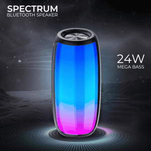 iGear Spectrum Bluetooth Party Speaker | 24W | IPX5 | Black