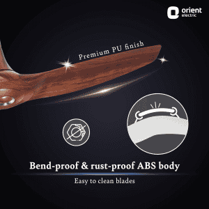 Orient Aeroquiet Silent Ceiling Fan | 1230mm | Wooden Finish