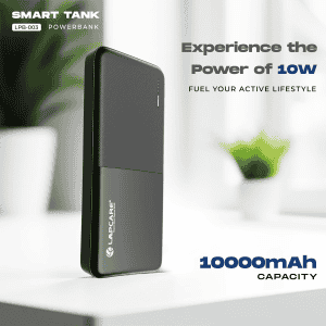 Lapcare Smart Tank Fast Power Bank | Black |  LPB-003