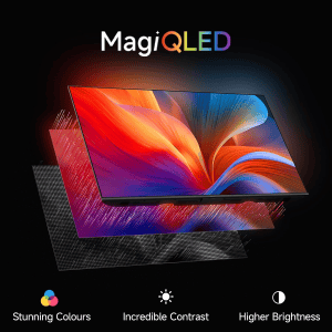 Xiaomi X Pro QLED Series Smart Google TV | 164 cm (65 inch) | Dolby Vision | Black