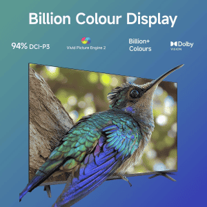 Xiaomi X Pro QLED Series Smart Google TV | 164 cm (65 inch) | Dolby Vision | Black