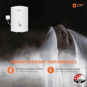 Orient Electric Prithvi+ Storage Water heater |  6L |  White
