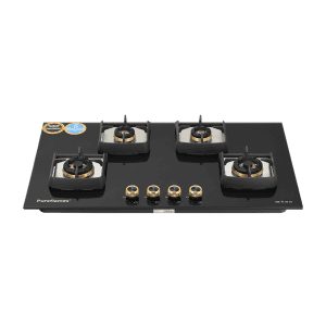 Pureflames Nexo 4B 90 Hob | 4 Burner | Black