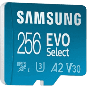 Samsung EVO Select MicroSDXC Memory Card | Class 10 130 MB/s | 256 GB | With Adapter