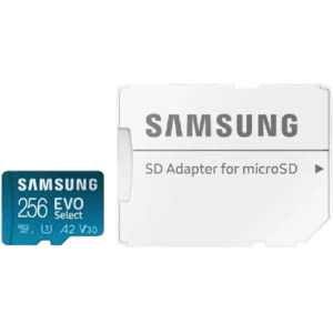 Samsung EVO Select MicroSDXC Memory Card | Class 10 130 MB/s | 256 GB | With Adapter