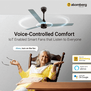 Atomberg Renesa Smart BLDC Ceiling Fan | Remote Control & LED Indicators | 1200 mm | 5 Star | Misty Teal & Matt Black