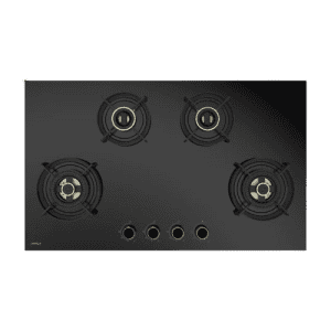 Hafele 4 Burner Hob Vesta Series | 90 cm | Black | VESTA 490