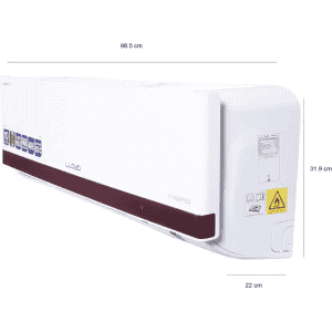 Lloyd 1.5 Ton 5 Star Bliss Plus Inverter Split AC | White | I/D-GLS18I5FORBV