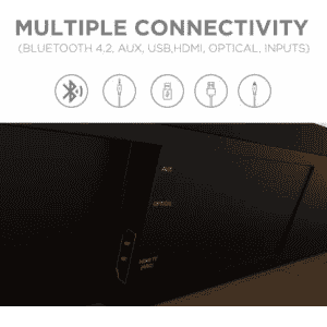 boAt Aavante Bar 2000 | 160 W | Bluetooth Soundbar | 2.1 Channel | Premium Black
