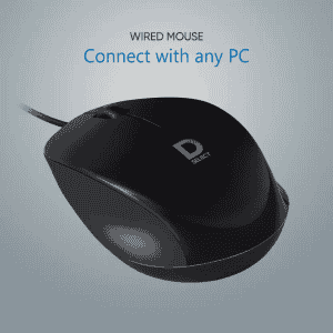 DSelect Dell Exclusive Wired Mouse | Black | DS111