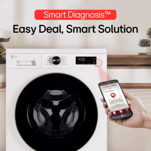 LG Front Load Washing Machine | 7 Kg | White | FHB1207Z4W ABWQEIL