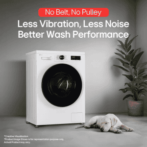 LG Front Load Washing Machine | 7 Kg | White | FHB1207Z4W ABWQEIL
