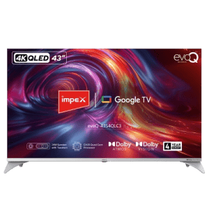 Impex evoQ 108 cm (43 inch) QLED TV | HDR10 | 43S4QLC3