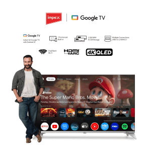 Impex evoQ 108 cm (43 inch) QLED TV | HDR10 | 43S4QLC3