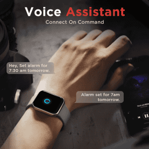 boAt Wave Connect Smartwatch | 4.64 cm (1.69 Inch) HD Display | Bluetooth Calling | Cool Grey