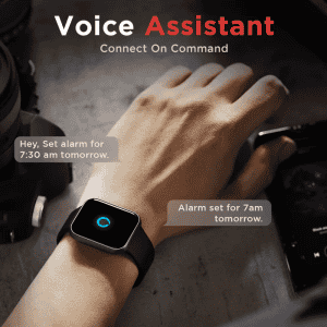 boAt Wave Connect Smartwatch | 4.64 cm (1.69 Inch) HD Display | Bluetooth Calling | Charcoal Black