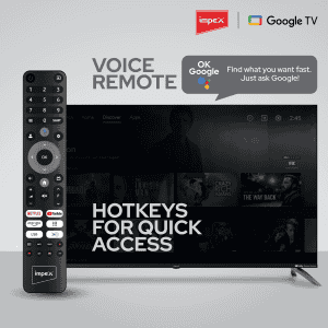 Impex evoQ UHD Smart LED TV | 109 cm (43 Inch) | Dolby Atmos | 43S4RLC3