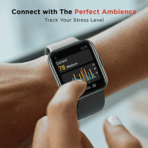 boAt Wave Connect Smartwatch | 4.64 cm (1.69 Inch) HD Display | Bluetooth Calling | Charcoal Black