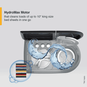 Whirlpool Semi Automatic Washing Machine | 9 Kg | 5 Star | Midnight Grey | 30312