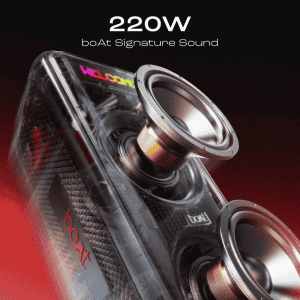 boAt PartyPal 600 Bluetooth Party Speaker | 220W | Premium Black