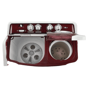 LG Semi Automatic Top Load Washing Machine | 8Kg | Maroon and White
