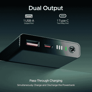 boAt Energyshroom PB300 Pro Power Bank | 10000mAh | Carbon Black
