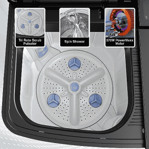 Godrej Semi Automatic Top Loading Washing Machine | 9 Kg | Crystal Grey | WSEDGE ULT 90 5.0 DB2M CSGR