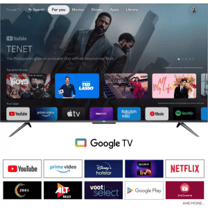 TCL 4K Ultra HD Smart QD Mini LED Google TV | 139 cm (55 inch) | Black | 55C755