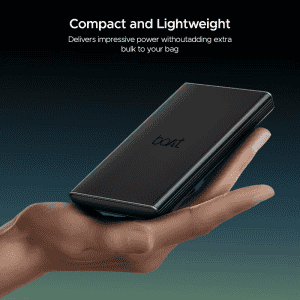 boAt Energyshroom PB300 Pro Power Bank | 10000mAh | Carbon Black