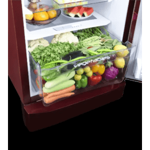 Godrej Edge Pro Direct Cool Single Door Refrigerator | 185 L | 5 Star | Glaze Wine | 210E TAI GZ WN