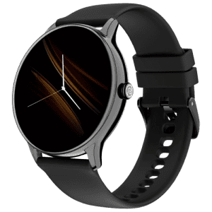 Noise NoiseFit Twist Go Smartwatch | Bluetooth Calling | Metallic Finish | 100 Sports Modes | Jet Black