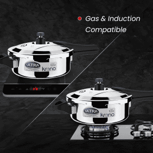 Ultra Triply Krono Pressure Cooker | 3.5 L | Stainless Steel