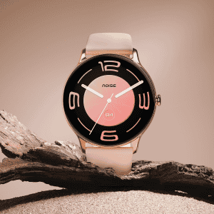Noise NoiseFit Twist Go Smartwatch | Bluetooth Calling | Metallic Finish | 100 Sports Modes | Jet Black