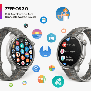 Amazfit Balance Smart Watch | 46mm | Dual-Band GPS | BT Calling | Black