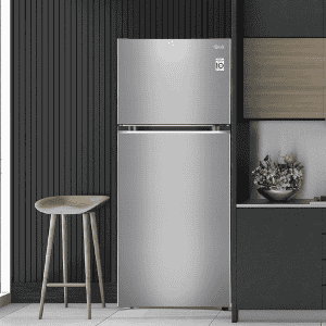 LG Double Door Refrigerator | 398 L | 2 Star | Frost Free Smart Inverter | Shiny Steel | GL-S422SPZY FPZZEBN