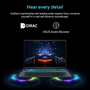 ASUS Gaming V16 Gaming Laptop | Intel Core 5 210H | 16 GB | 512 GB SSD | 6 GB Graphics | NVIDIA GeForce RTX 4050 | Matte Black | V3607VU-RP550WS
