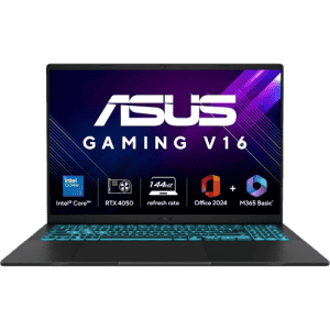 ASUS Gaming V16 Gaming Laptop | Intel Core 5 210H | 16 GB | 512 GB SSD | 6 GB Graphics | NVIDIA GeForce RTX 4050 | Matte Black | V3607VU-RP550WS