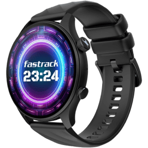 Fastrack Vivid Pro Smart Watch | Functional Crown | Black