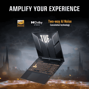 ASUS TUF Gaming F16 Gaming Laptop | Intel Core 5 210H | 16 GB | 512 GB SSD | 4 GB Graphics NVIDIA GeForce RTX 3050A | 144 Hz | Mecha Gray | FX607VB-RL076WS