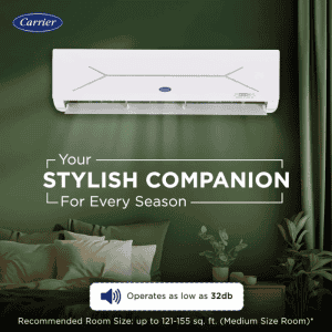 Carrier Inverter AC | 1 Ton | 3 Star | 12K XCEL EDGE PLUS FXI