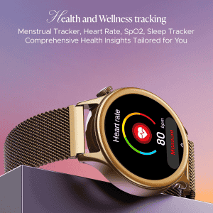 boAt Enigma Daze Smartwatch | Functional Crown, SOS with Location Tracking, Watch Face Studio | Metallic Gold